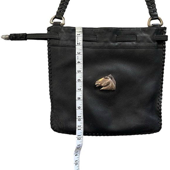 Barry Kieselstein-Cord Vintage Equestrian Leather Bag 925 Sterling Silver Horse - Picture 12 of 16